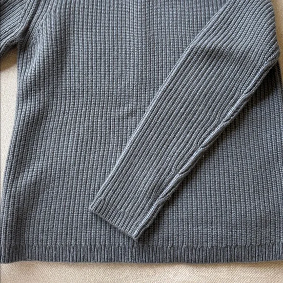 Jenni Kayne Cashmere Rib TurtleneckGreyXS